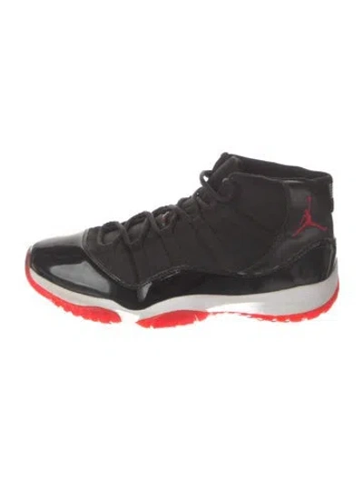 Pre-owned Jordan Black/white-varsity Red Sneakers In Multi