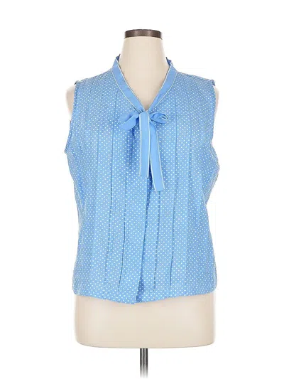 Pre-owned Jordan Blue Label Sleeveless Blouse In Blue