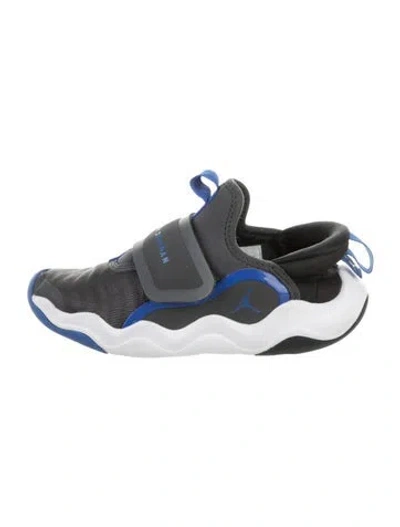 Pre-owned Jordan Babies' Boy's Low Top Sneakers In Black/blue