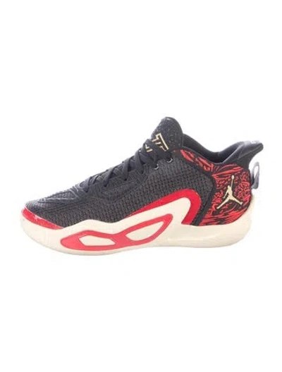 Pre-owned Jordan Kids' Boy's Mesh Sneakers In Black