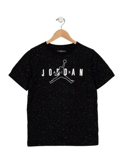 Pre-owned Jordan Kids' Boy's T-shirt In Black
