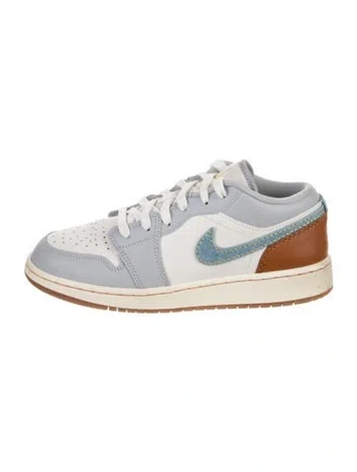 Pre-owned Jordan Babies' Boys' 1 Low Se Gs 'sashiko' Sneakers In Blue