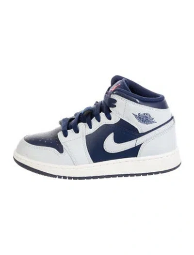 Pre-owned Jordan Babies' Boys' 1 Mid Sneakers (gs) In Blue