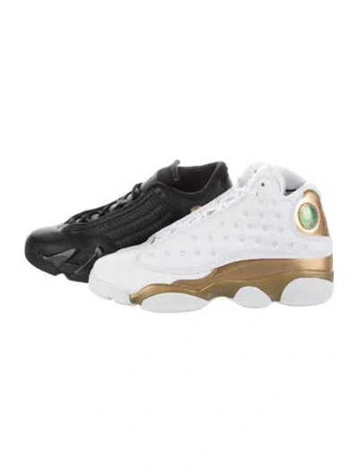 Pre-owned Jordan Kids' Boys' 13/14 Retro Bg 'defining Moments Pack' In Black/gold/white
