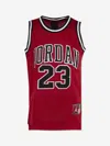 Jordan Boys 23 Jersey Sleeveless Top In Red