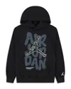 Jordan Boys 8-18 Spray Graphic Pull On Hoodie In Black
