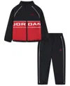 Jordan Boys 2t-7 2-piece Wind Breaker Piping Jacket And Pants Set In Multi