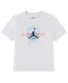Jordan Boys 2t-7 Printed Short-sleeve T-shirt In White
