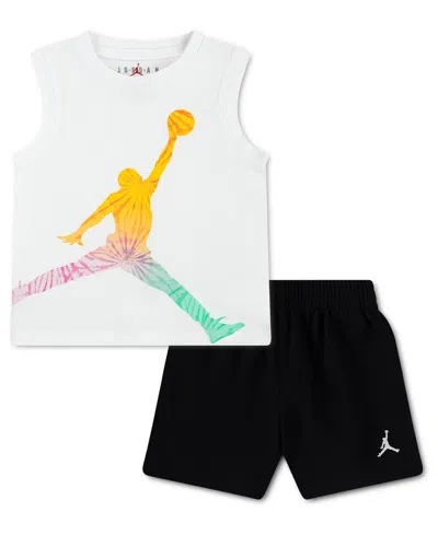 Jordan Babies' Boys' 2t-4t Crewneck Tank Top And Shorts, 2-piece Set In Multi