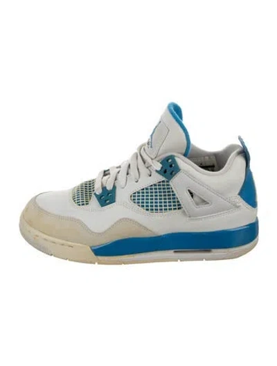 Pre-owned Jordan Babies' Boys' 4 Retro Gs 'military Blue' 2012 Sneakers In Multi