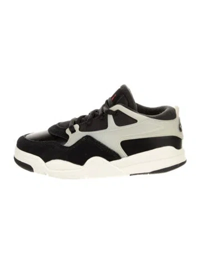 Pre-owned Jordan Kids' Boys' 4 Rm Low Top Sneakers In Black/neutrals