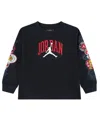 Jordan Boys' 8-20 Highway Long-sleeve T-shirt In Black
