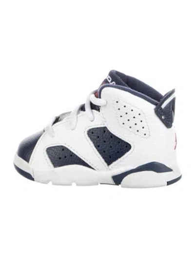 Pre-owned Jordan Babies' Boys' 6 Retro Olympic (2024) Sneakers In White