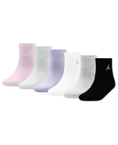 Jordan Boys 7-11 Ankle Socks, 6-pack In Multi