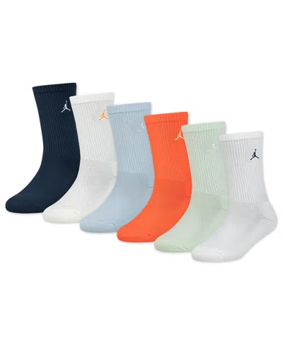 Jordan Kids' Boys' 7-11 Everyday Crew Socks, 6-pack In Multi