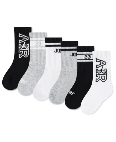 Jordan Kids' Boys' 7-11 Plan Your Way Crew Socks, 6-pack In Multi