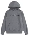 Jordan Boys 8-18 Baseline Pull On Long Sleeve Hoodie In Gray