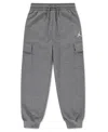 Jordan Boys 8-18 Brooklyn Essentials Cargo Pants In Gray