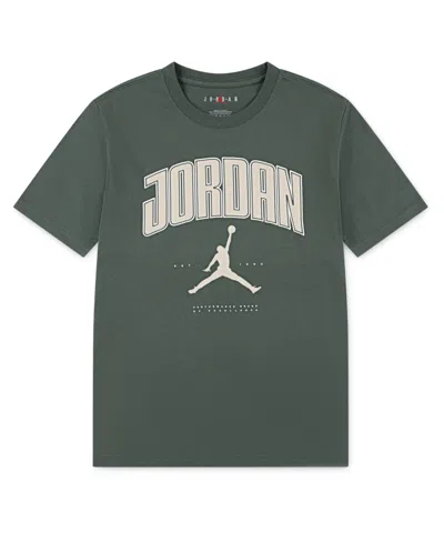 Jordan Kids' Boys 8-18 Logo Short Sleeve T-shirt In Green