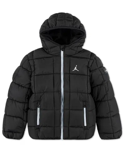 JORDAN BOYS 8-18 QUILTED HOODED LONG SLEEVE JACKET