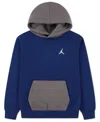 Jordan Brooklyn Fleece Big Kids' Pullover Hoodie In Blue