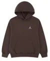 Jordan Boys 8-20 Brooklyn Pull-on Long Sleeve Hoodie In Brown
