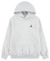 Jordan Boys 8-20 Brooklyn Pull-on Long Sleeve Hoodie In Gray