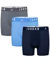 Jordan Boys' 8-20 Dri-fit Boxer Briefs, 3-pack Set In Multi