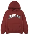 Jordan Boys 8-20 Gift Giving Hanging Long-sleeve Hoodie In Brown