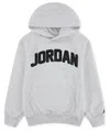 Jordan Kids' Gift Giving Fleece Hoodie In Gray