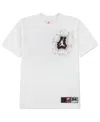Jordan Boys 8-20 Graphic Print Crewneck T-shirt In White