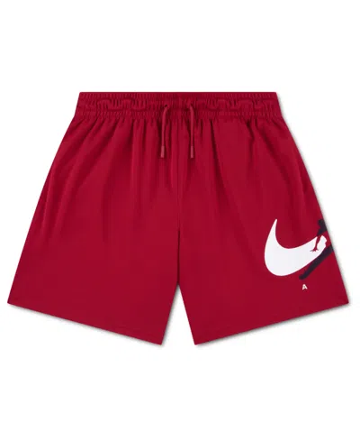 Jordan Kids' Boys' 8-20 Graphic Varsity-style Mesh Shorts In Red