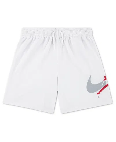 Jordan Kids' Boys' 8-20 Graphic Varsity-style Mesh Shorts In White