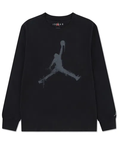 JORDAN BOYS 8-20 JUMPMAN DRIPS LONG-SLEEVE SWEATSHIRT