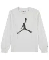 Jordan Boys' Jumpman Drips Long Sleeve Tee - Big Kid In White