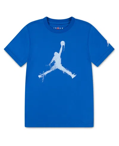 Jordan Kids' Boys 8-20 Jumpman Short Sleeve T-shirt In Blue