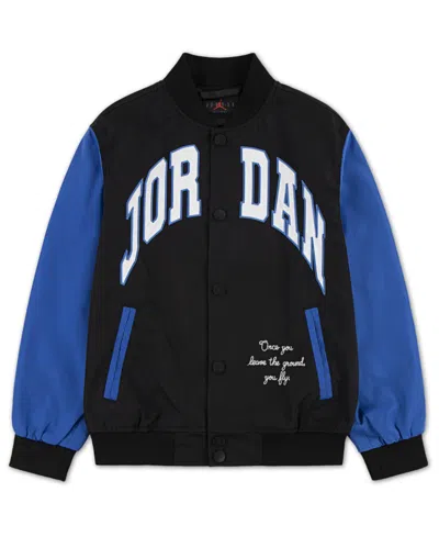 Jordan Kids' Boys 8-20 Long Sleeve Varsity Jacket In Multi