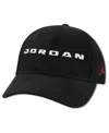 Jordan Boys' 8-20 Structured Strap Back Cap In Black
