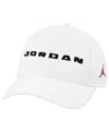 Jordan Boys' 8-20 Structured Strap Back Cap In White