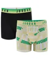 Jordan Kids' Boys' 8-20 Dri-fit Printed Boxer Briefs, 2-pack In Multi