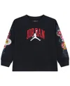 Jordan Boys' 8-20 Highway Long-sleeve T-shirt In Black