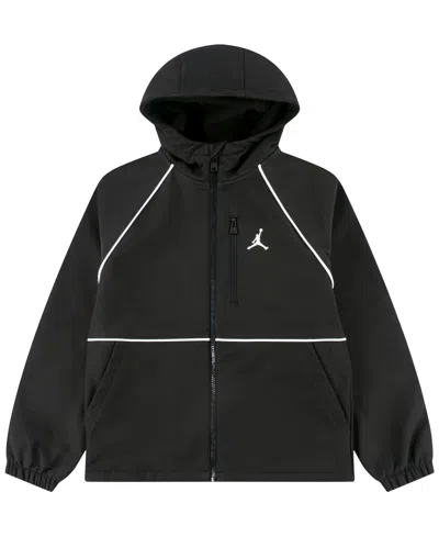 Jordan Boys' 8-20 Softshell Long-sleeve Jacket In Black