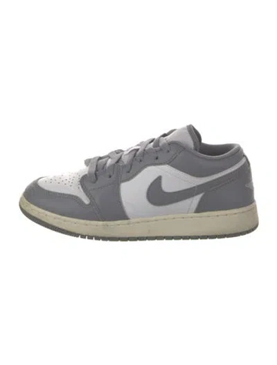 Pre-owned Jordan Kids' Boys' Air  1 Low Gs 'vintage Grey'