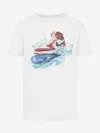 Jordan Boys Aj1 Wave T-shirt In White