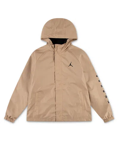 Jordan Kids' Boys And Girls 8-20 System Long Sleeve Jacket In Brown