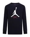 Jordan Boys' Baseline Flight Long Sleeved Tee - Big Kid In Black