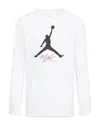 Jordan Boys' Baseline Flight Long Sleeved Tee - Big Kid In White