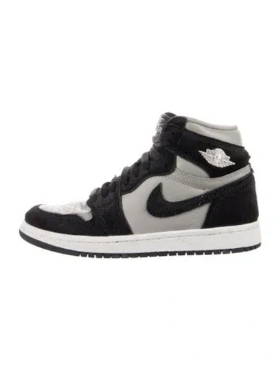 Pre-owned Jordan Kids' Boys Branded Lace Up Closure Sneakers In Black