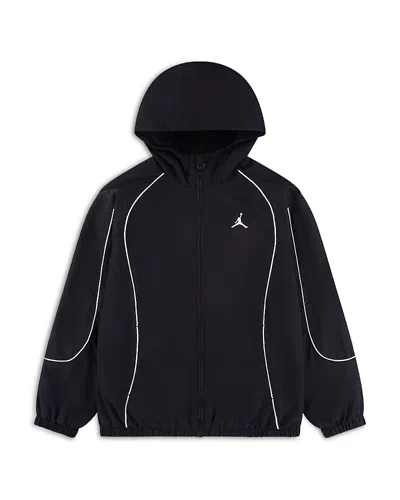 Jordan Boys' Color Blocked Wind Jacket - Big Kid In Black