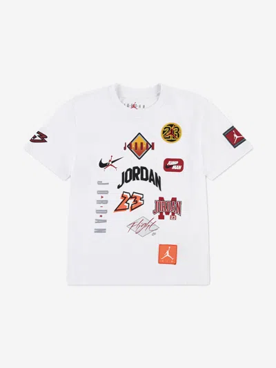 Jordan Babies'  Boys Dynasty Patch T-shirt In White